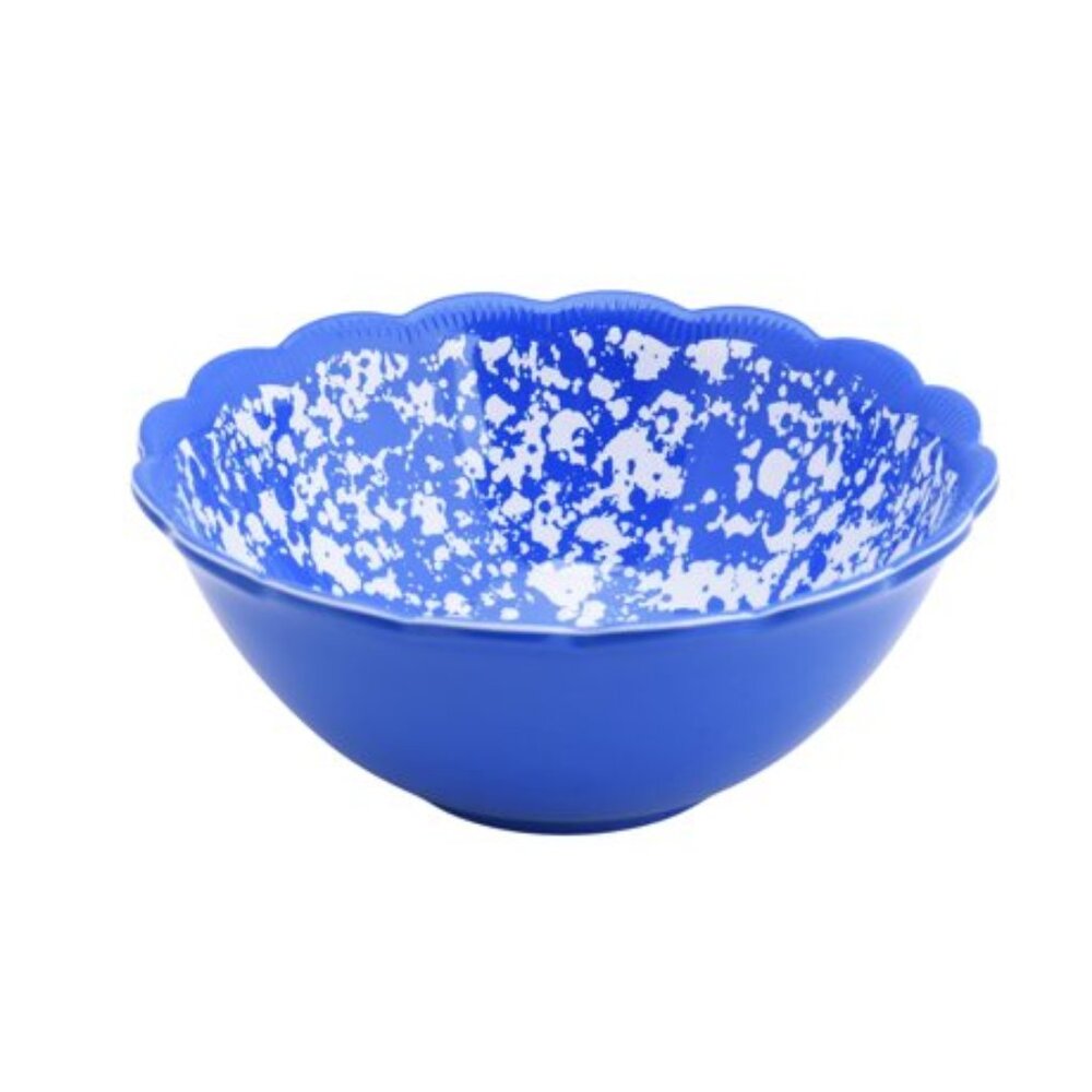 Lot of 4 Pioneer Woman Melamine Dip Bowl Splatter Blue 5.35in 11oz New